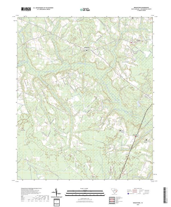 Indiantown topographic map thumbnail