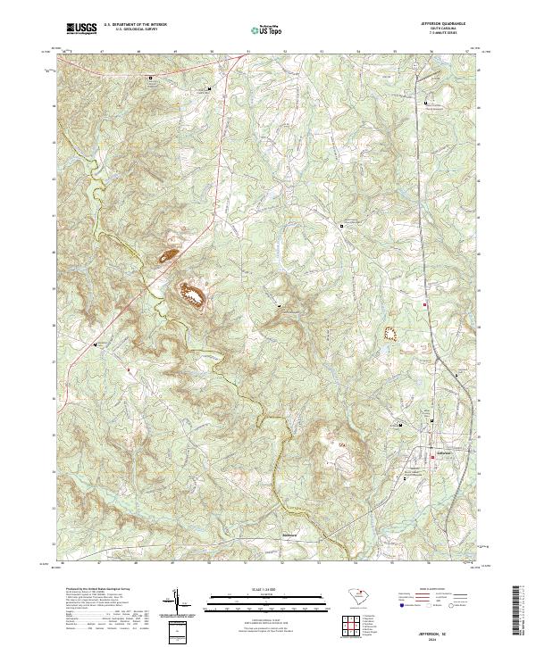 Jefferson topographic map thumbnail