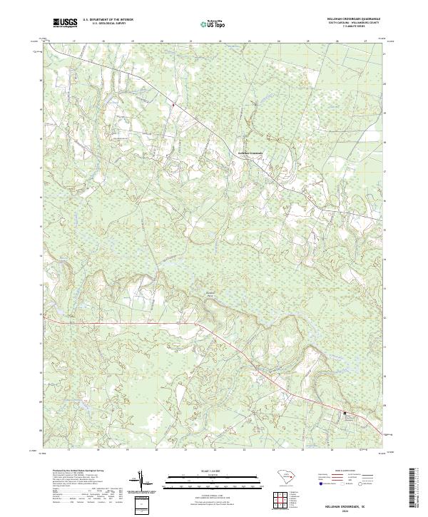 Kellehan Crossroads topographic map thumbnail