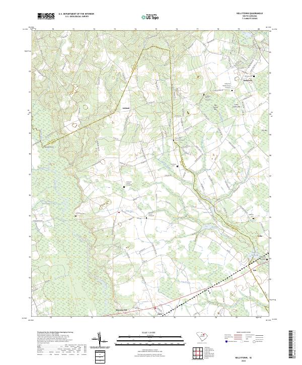 Kellytown topographic map thumbnail