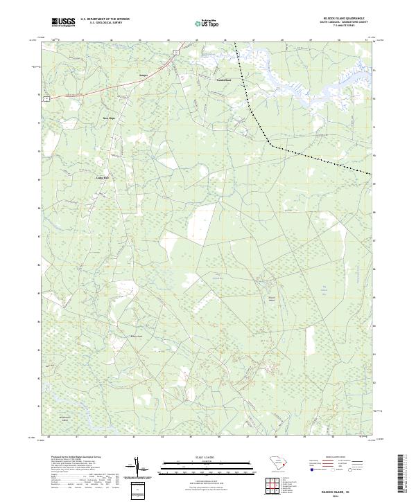 Kilsock Island topographic map thumbnail
