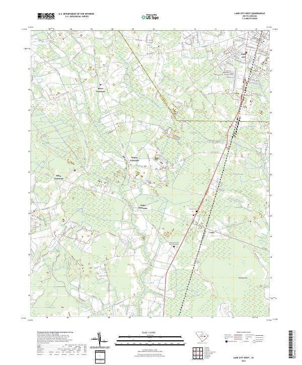 Lake City West topographic map thumbnail