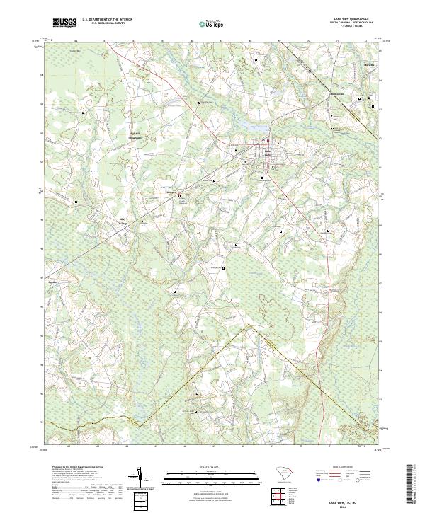 Lake View topographic map thumbnail