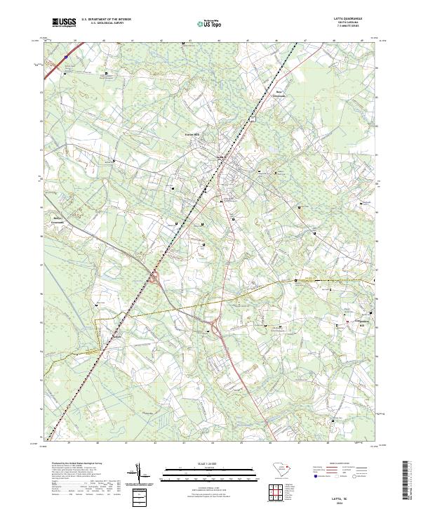 Latta topographic map thumbnail