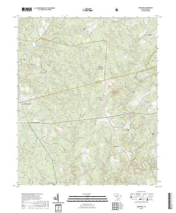 Limestone topographic map thumbnail