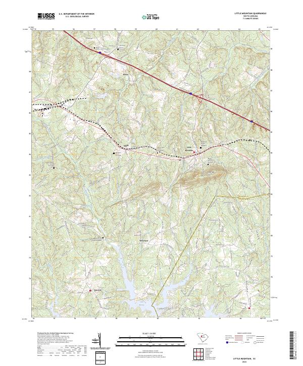 Little Mountain topographic map thumbnail