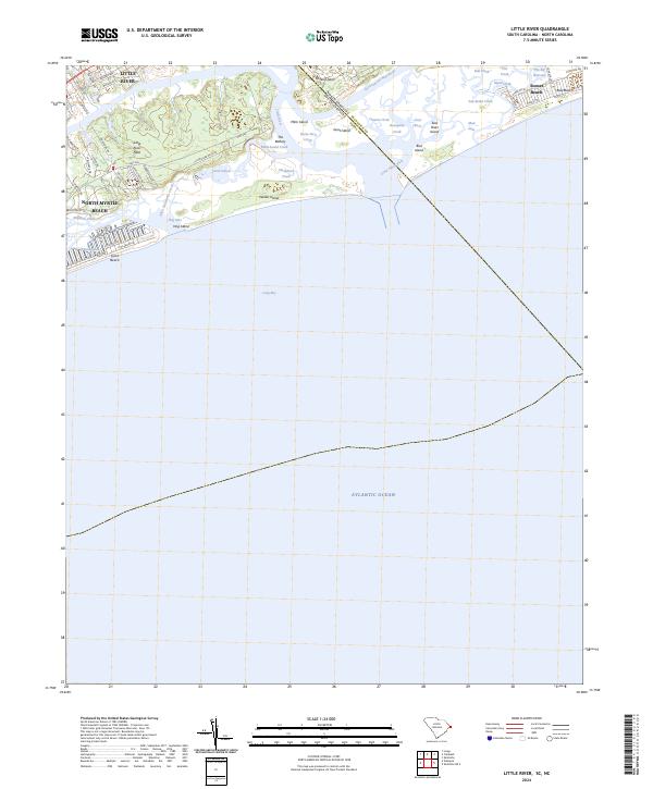 Little River topographic map thumbnail