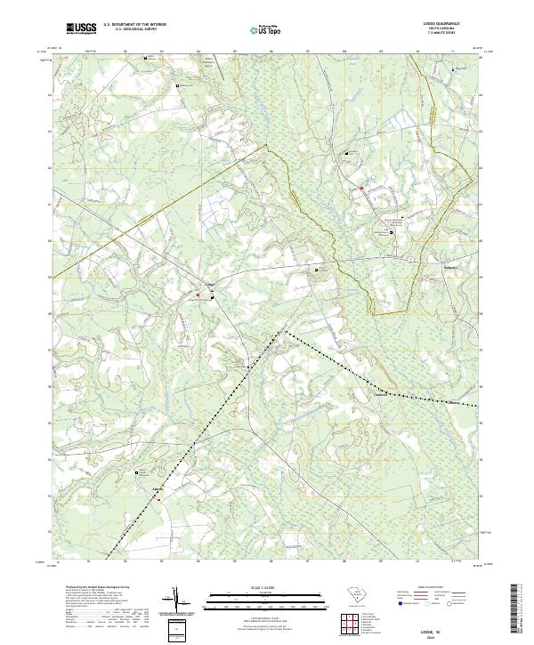 Lodge topographic map thumbnail