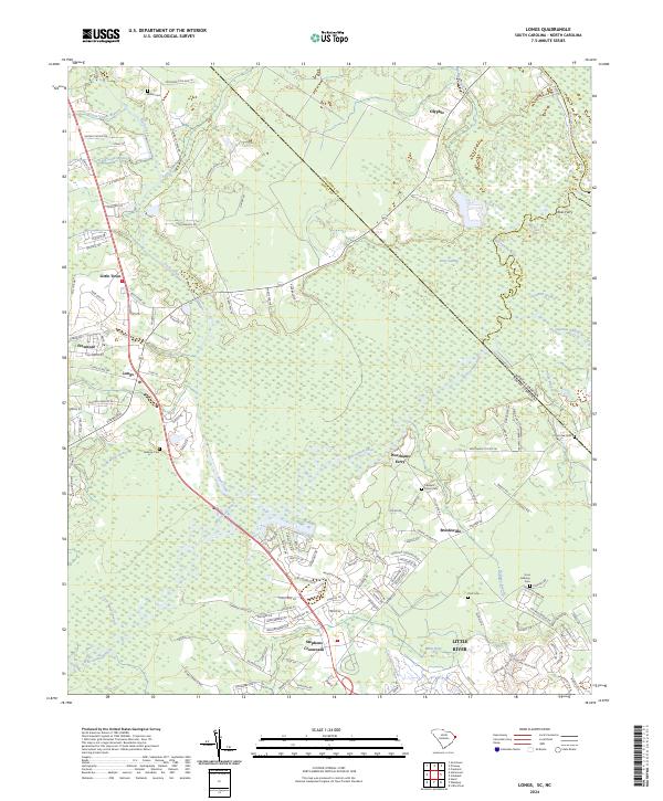 Longs topographic map thumbnail