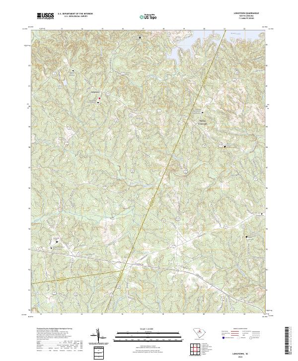 Longtown topographic map thumbnail