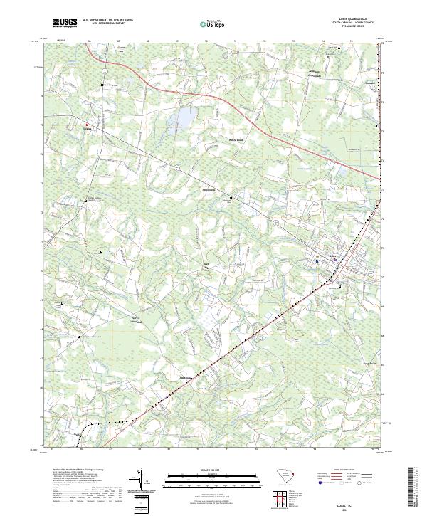 Loris topographic map thumbnail