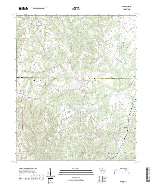 Lowrys topographic map thumbnail
