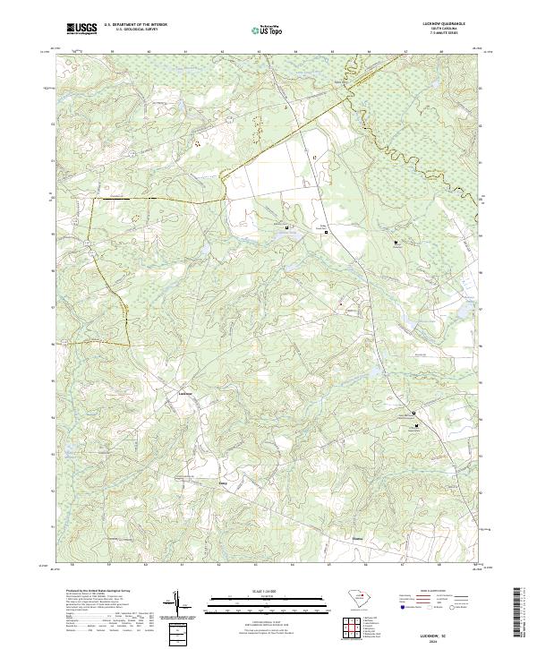 Lucknow topographic map thumbnail