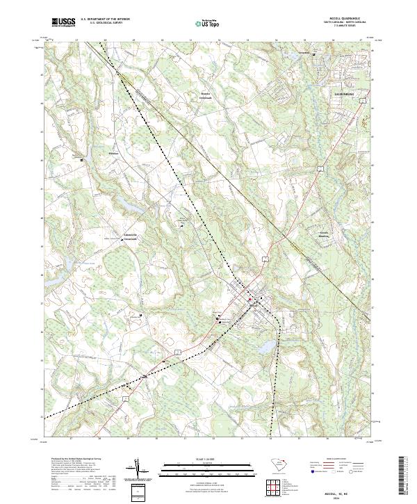 McColl topographic map thumbnail