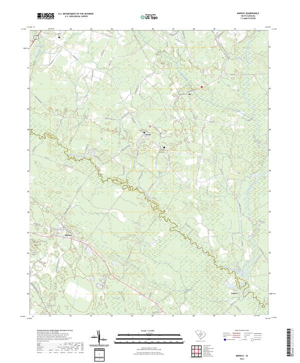 Midway topographic map thumbnail