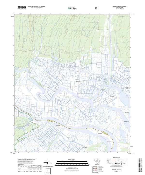 Minim Island topographic map thumbnail