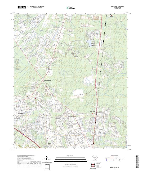 Mount Holly topographic map thumbnail