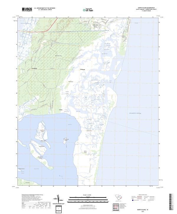 North Island topographic map thumbnail