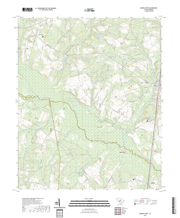 Norway West topographic map thumbnail