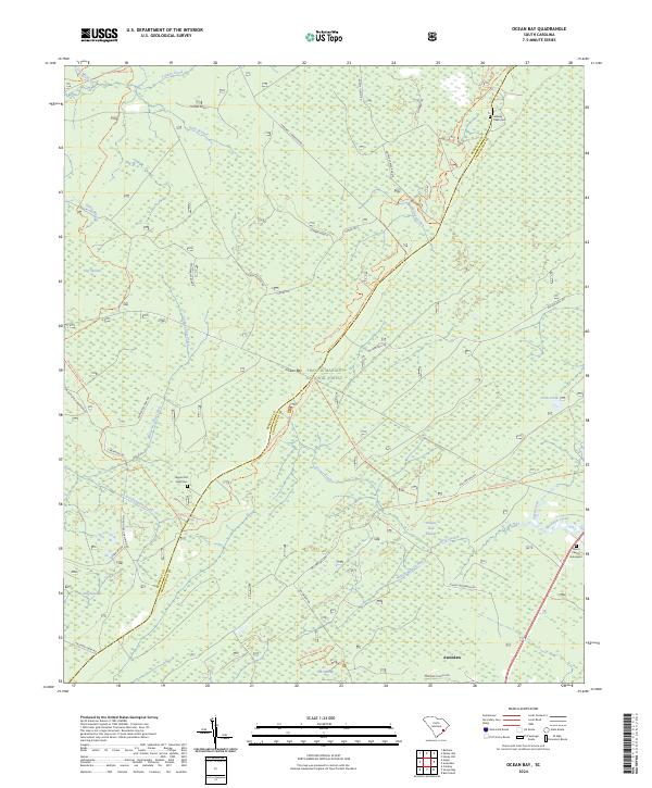 Ocean Bay topographic map thumbnail