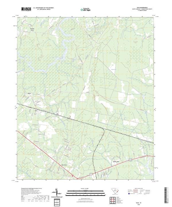 Olin topographic map thumbnail