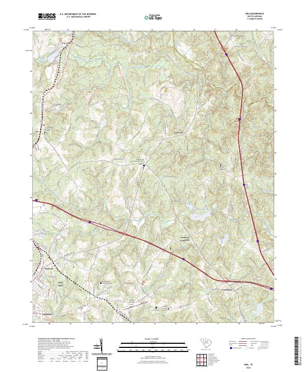 Ora topographic map thumbnail