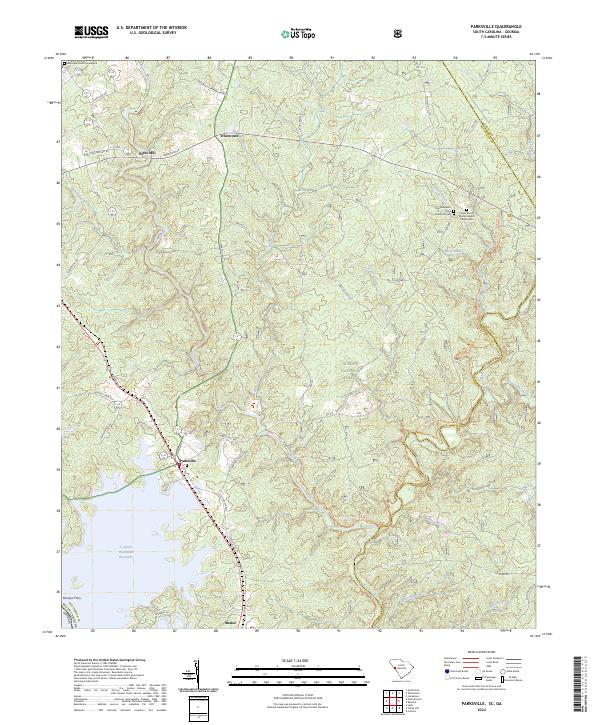 Parksville topographic map thumbnail