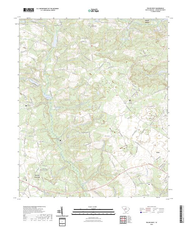 Pelion West topographic map thumbnail