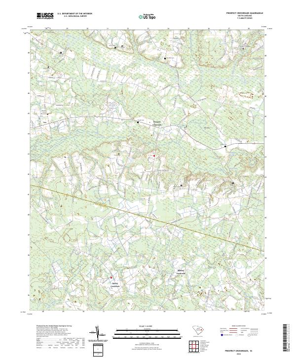 Prospect Crossroads topographic map thumbnail
