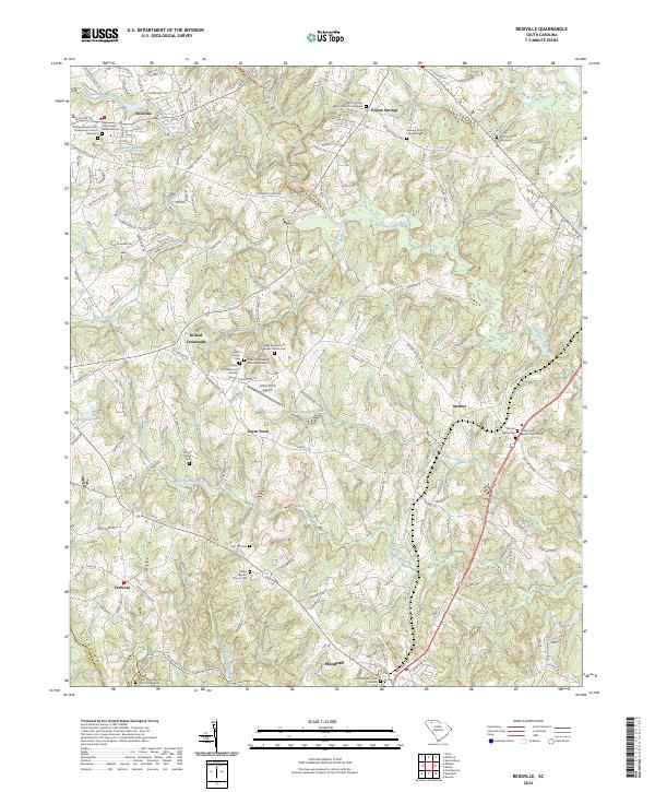 Reidville topographic map thumbnail