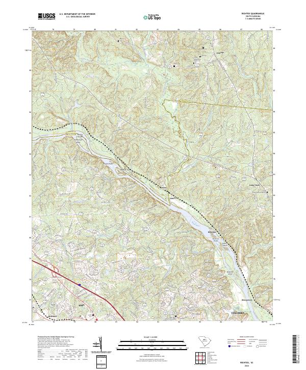 Richtex topographic map thumbnail