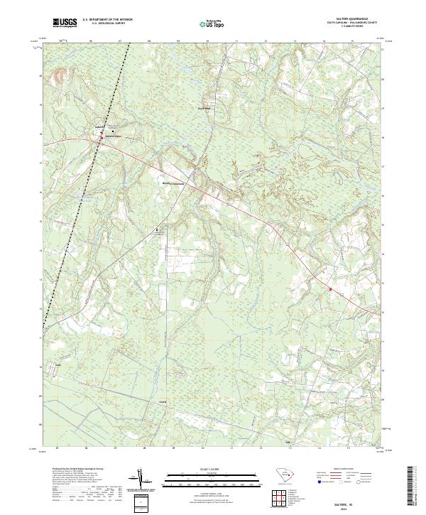 Salters topographic map thumbnail