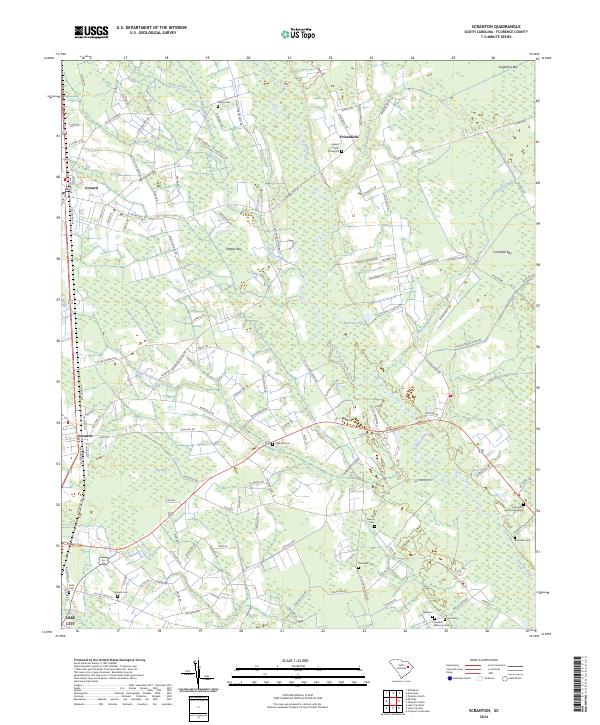Scranton topographic map thumbnail