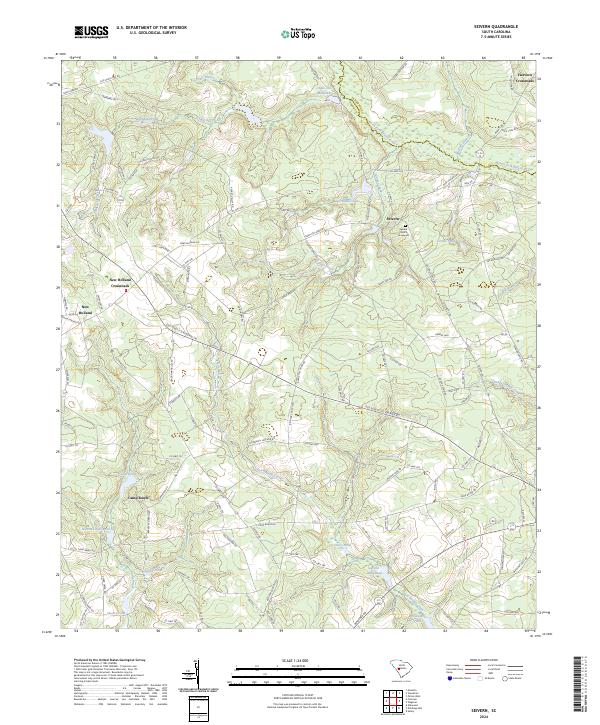 Seivern topographic map thumbnail