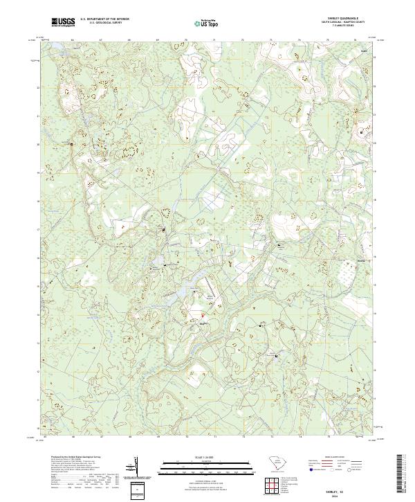 Shirley topographic map thumbnail