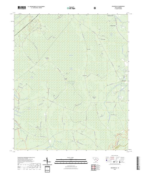 Shulerville topographic map thumbnail