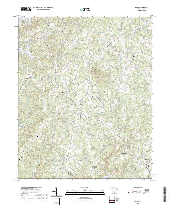 Six Mile topographic map thumbnail