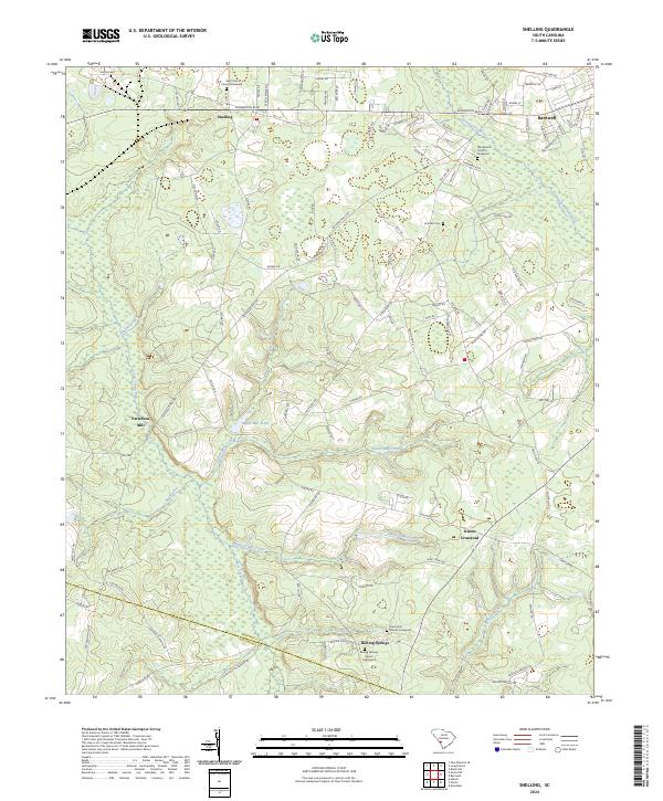 Snelling topographic map thumbnail