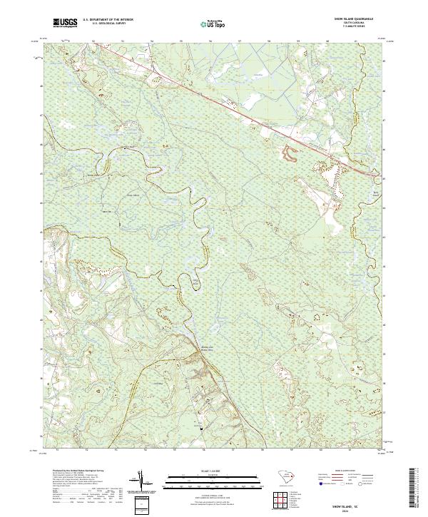 Snow Island topographic map thumbnail