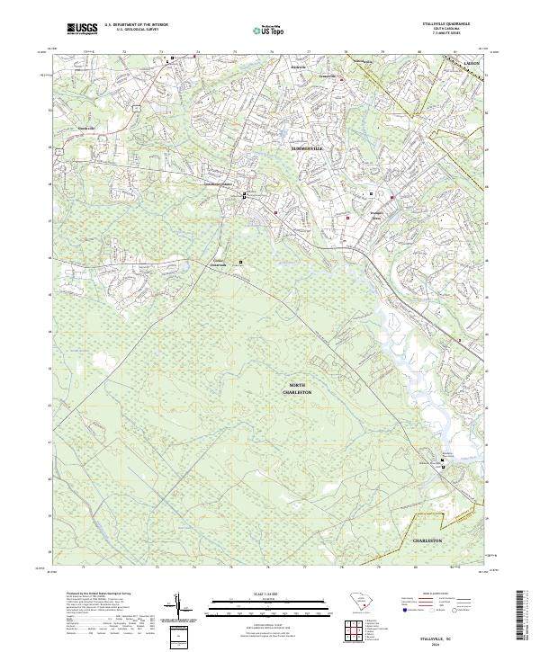 Stallsville topographic map thumbnail
