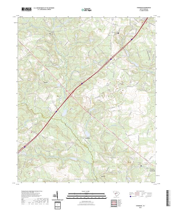 Steedman topographic map thumbnail
