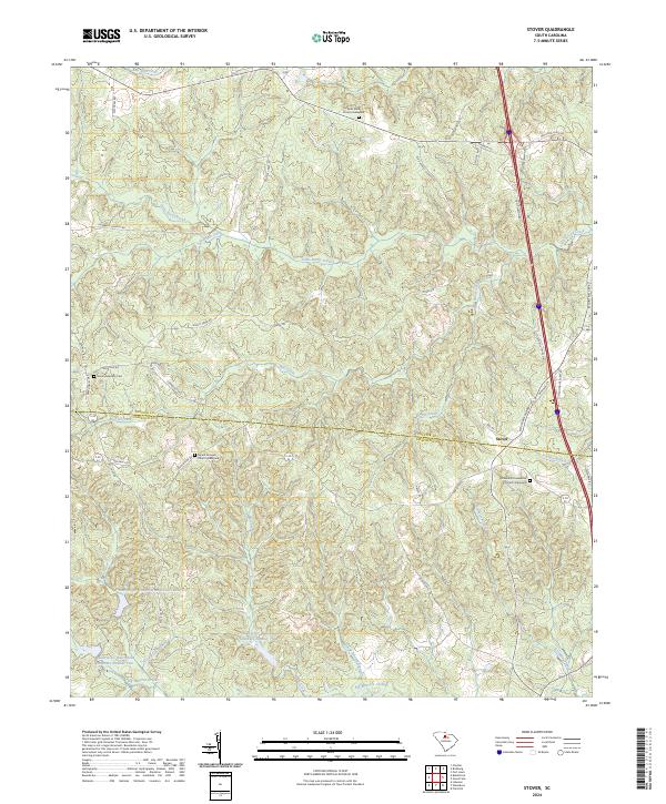 Stover topographic map thumbnail