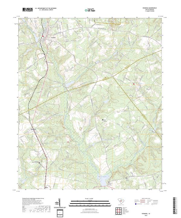 Swansea topographic map thumbnail