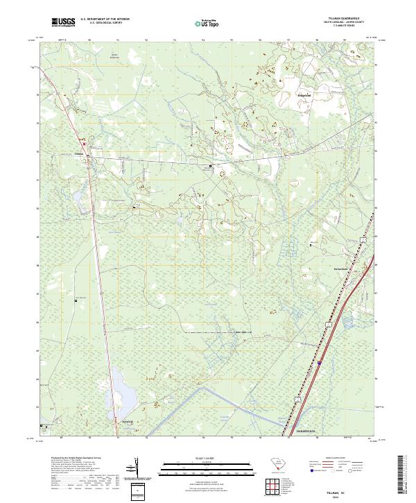 Tillman topographic map thumbnail