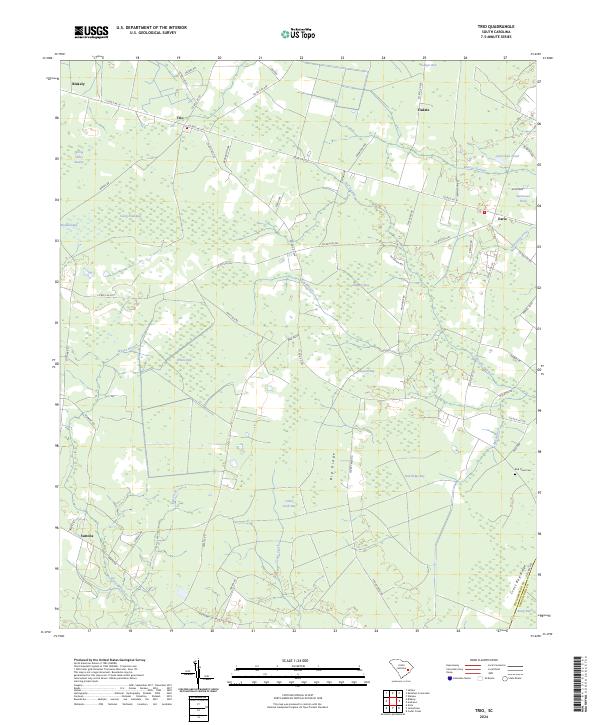 Trio topographic map thumbnail