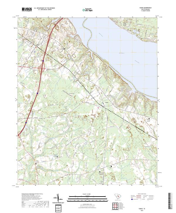 Vance topographic map thumbnail
