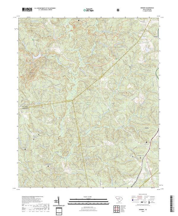 Verdery topographic map thumbnail