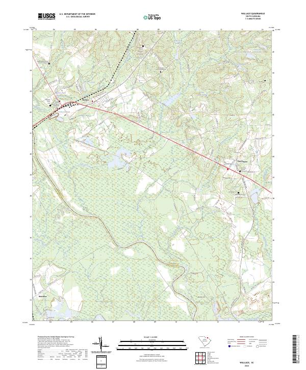 Wallace topographic map thumbnail