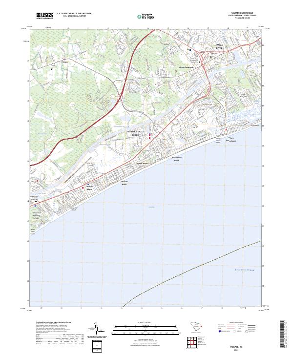 Wampee topographic map thumbnail