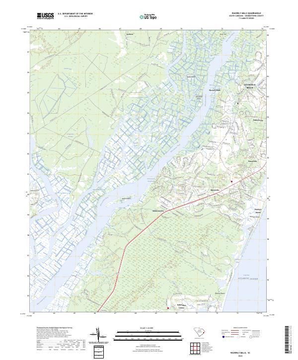 Waverly Mills topographic map thumbnail